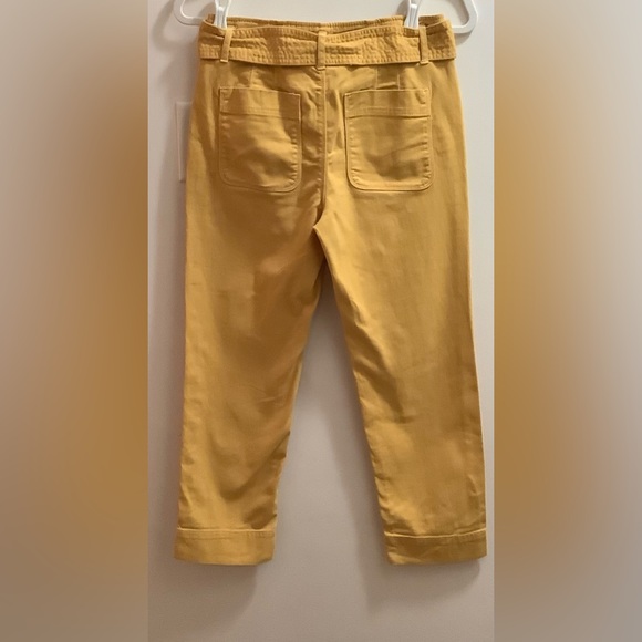 LOFT‎ Petite Pants Cropped Petite Pants High Waist Belted Pants - Picture 12 of 15